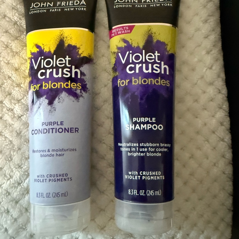 Violet Crush Purple Shampoo and Conditioner for Blondes